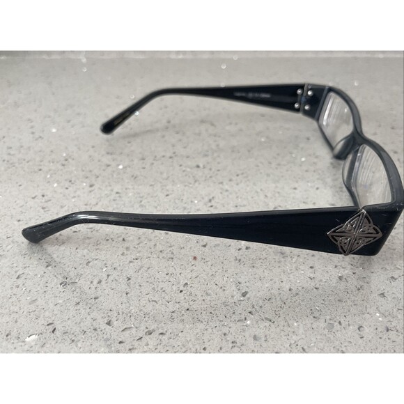 Nicole Miller eyeglasses frames ONLY Eye-Rish Girl Lagoon 52-15-130 black - Picture 7 of 10